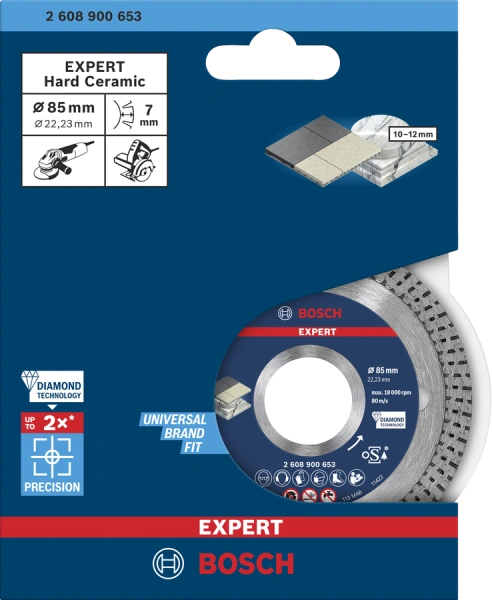 EXPERT Hard Ceramic Diamond Cutting Disc 85 22.23
