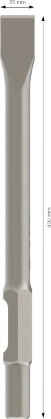 PRO HEX 30-4C Flat Chisel 400 35