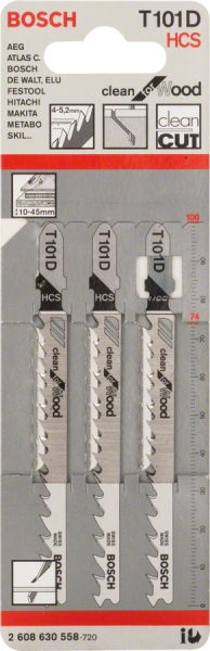 T 101 D Clean for Wood Jigsaw Blade