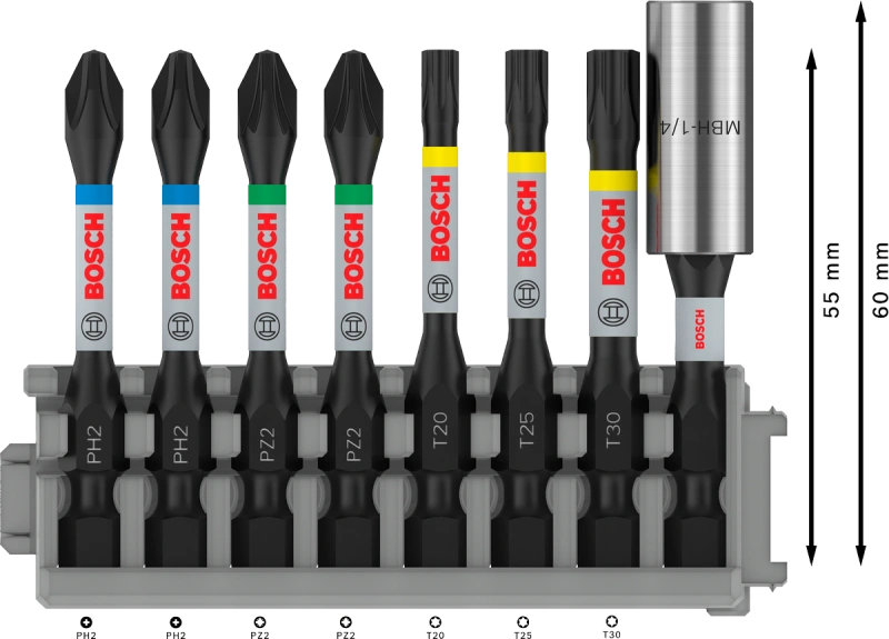 PRO Impact Screwdriver Bit Set